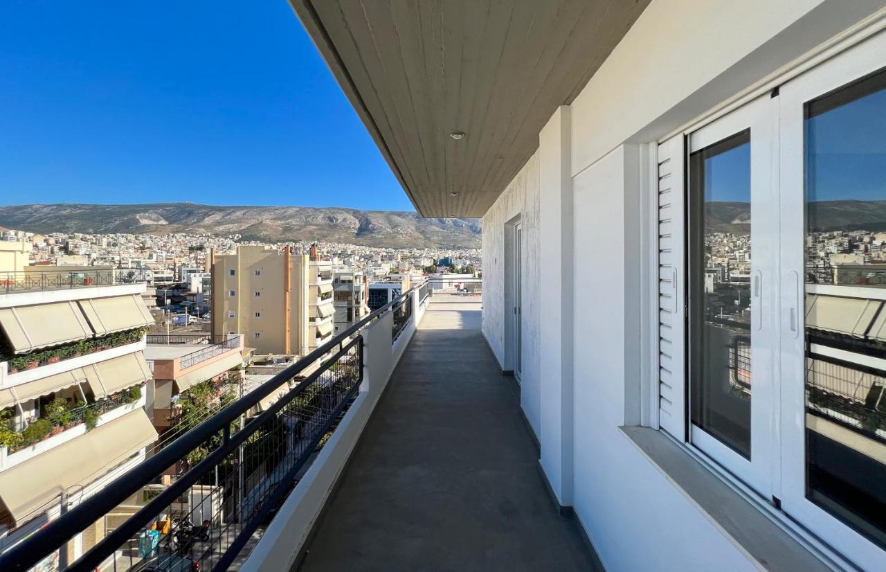 Panoramic Cityscape Maisonette In Agios Dimitrios Athene Buitenkant foto